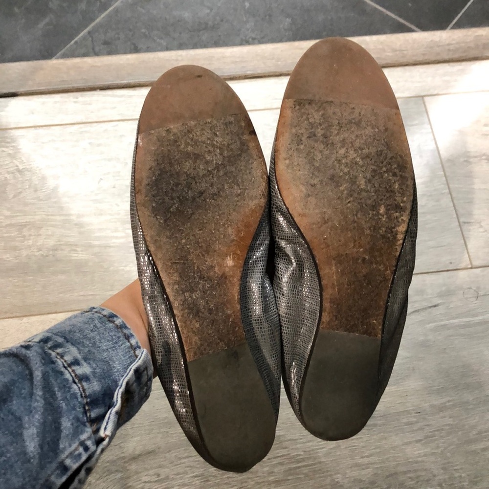 Authentic Lanvin Metallic Flats - image 5